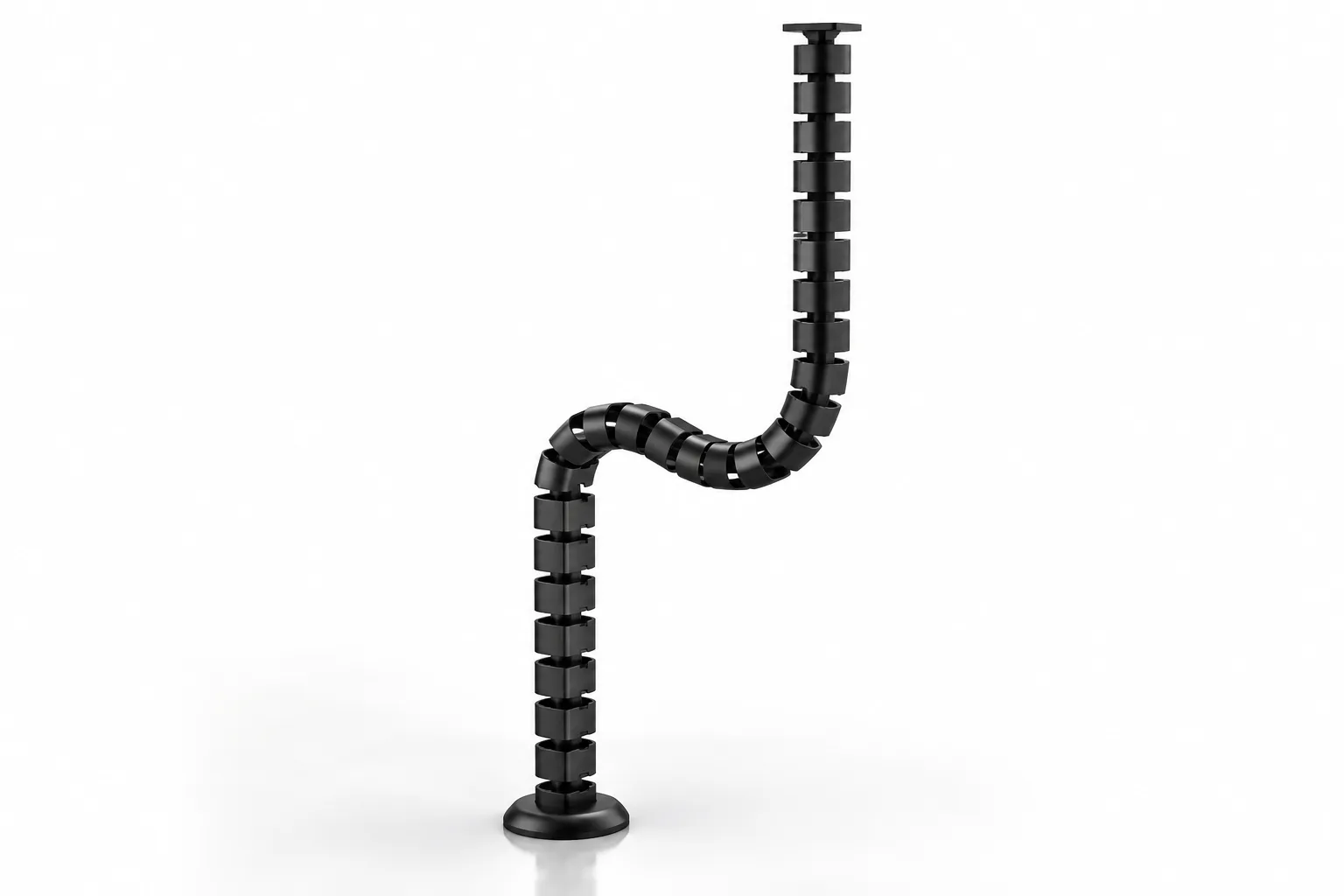 Cable spine i sort på hvid baggrund